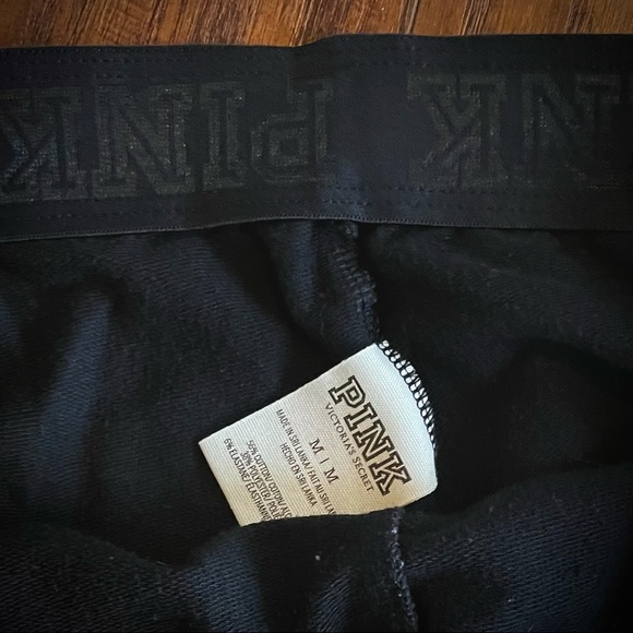 Pink Victoria Secrets Black Sweatsuit - Picture 5 of 7